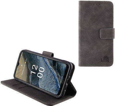 Lime Case Nokia G11 Plus 6.52'' Essential Magnet Book Stand Clip GRAY