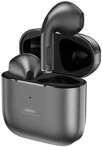 Remax TWS-10i Earbud Bluetooth Handsfree Earphones with Sweat Resistance and Charging Case (Black)