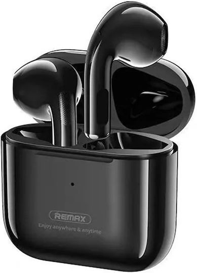 Remax TWS-10i Earbud Bluetooth Handsfree Earphones with Sweat Resistance and Charging Case (Black)