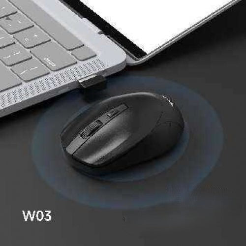 Weibo Wireless Bluetooth Mouse W03 (Black)