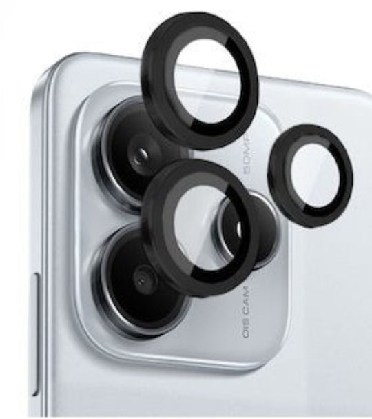 Camera Lens Protector Tempered Glass For Redmi Note 14 5G Black