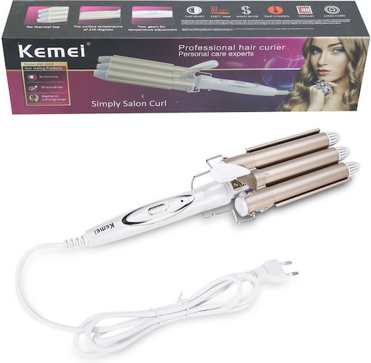 Kemei KM-1010 Rose Gold Ψαλίδι Μαλλιών 22mm 45W