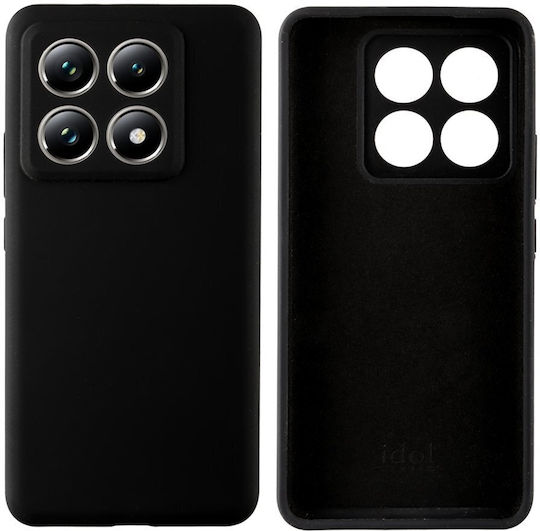 Premium Silicone Back Case for Xiaomi 14T Pro Black