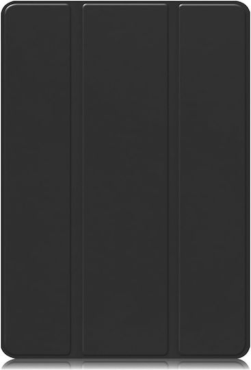 Jteach Slim TPU Black Back Trifold Stand Book Cover Case with Pencil Holder For Xiaomi Pad 7 / Pad 7 Pro 11.2" (Black)