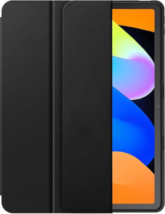 Slim Light Hard Shell Tri-fold Flip Cover Stand Case For Redmi Pad Pro 5G / Redmi Pad Pro / Xiaomi Poco Pad 5G / 7s Gen 2 5G 12.1" (Black)