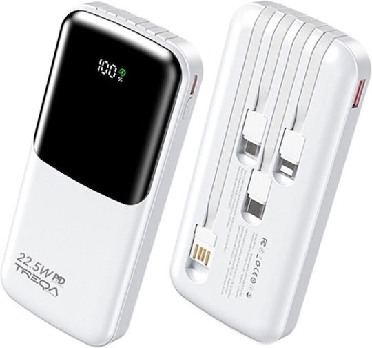 Treqa TR-971 Power Bank 10000mAh 22.5W with USB-C Power Delivery Port