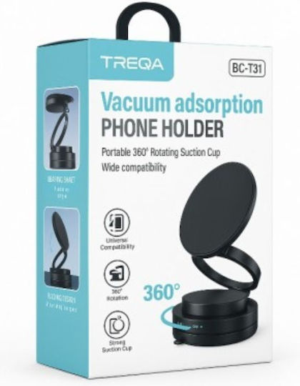 Treqa Mobile Car Holder with Magnet BC-T31 Black