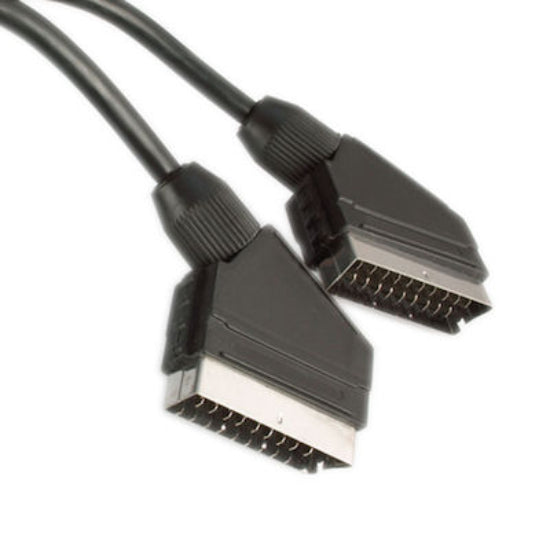 Cable Scart male - Scart male Heavy Duty Video Cable 1M Black